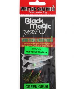 Black Magic Whiting Snatcher Flasher Rig Green Grub